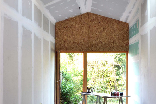 Fin de chantier, jardin-construction-extension-Sucy-en-Brie