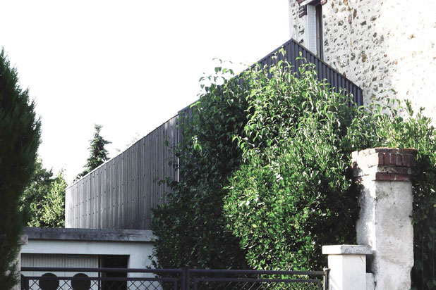 Vue lointaine-construction-extension-Sucy-en-Brie