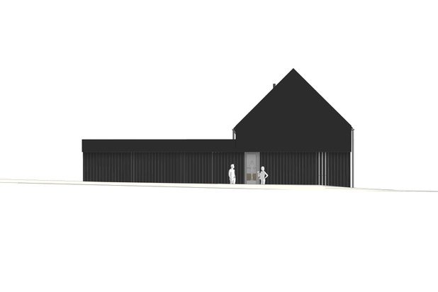 Façade d'entrée-construction-maison-Plouay