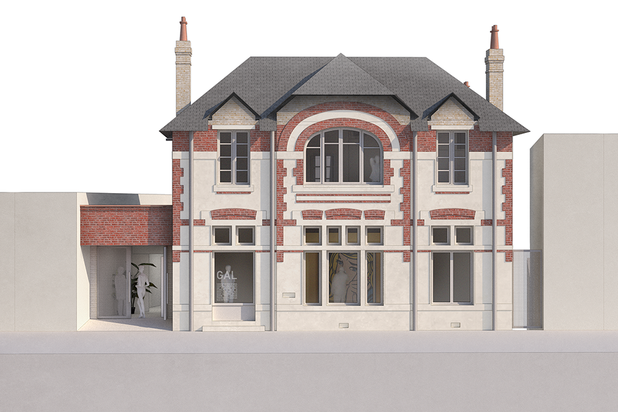 Façade principale sur rue-rehabilitation-maison-Le Mans