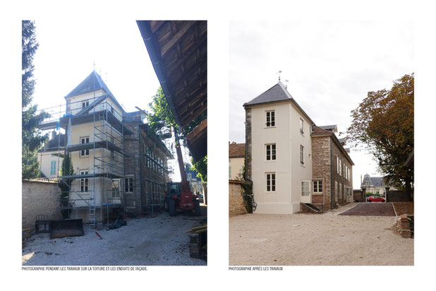 vue pendant les travaux-rehabilitation-maison-Beaune