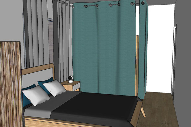Chambre parentale-amenagement-appartement-Villarembert