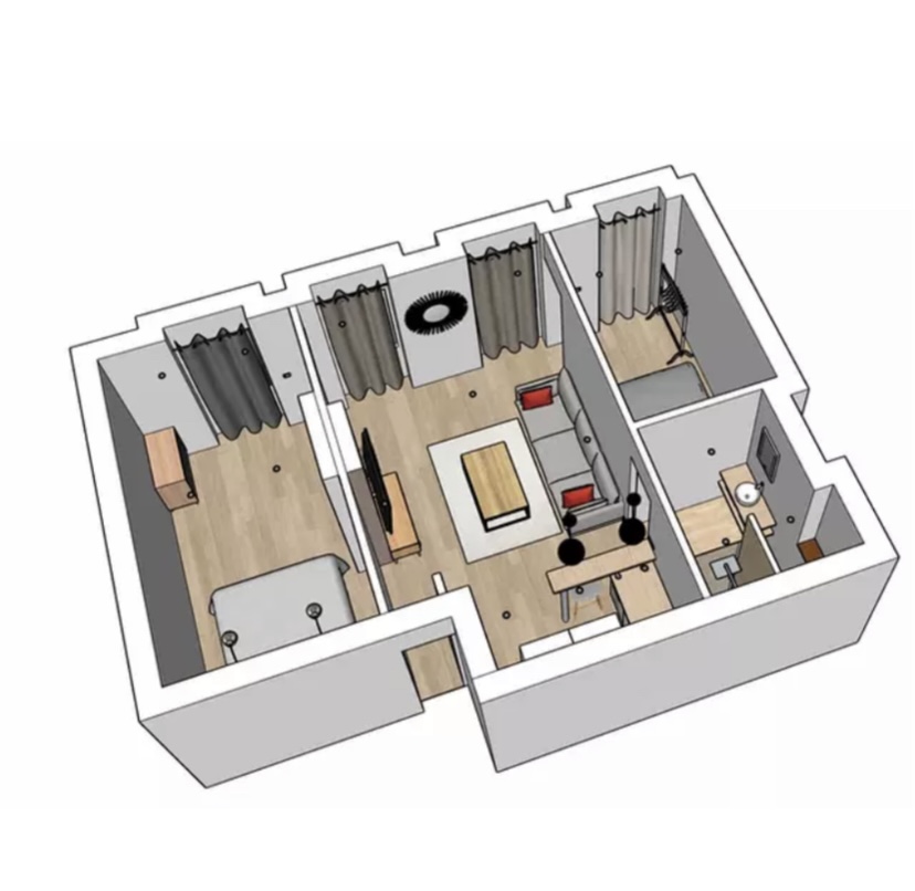 Projet aménagement – rénovation d'appartement Nièvre