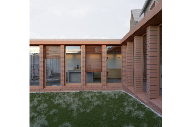 Vue-agrandissement_extension-maison-Rennes
