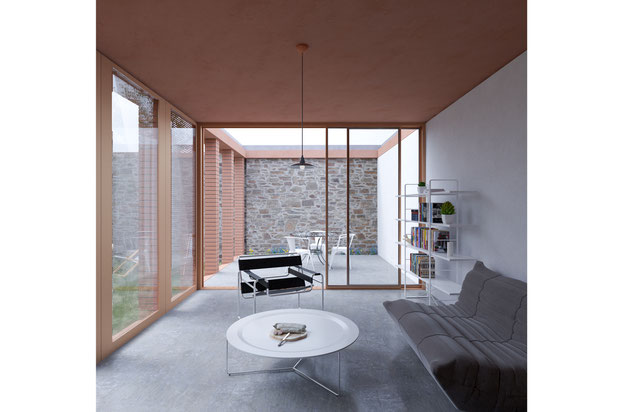 Vue-agrandissement_extension-maison-Rennes
