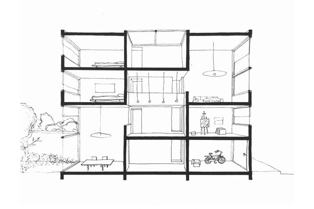 Coupe-construction-maison-Nantes