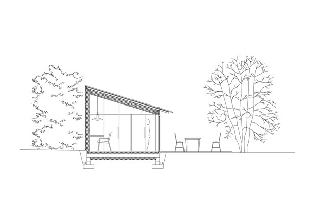 Coupe-construction-maison-La Baule-Escoublac