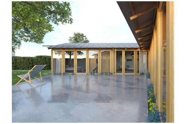 Vue-construction-maison-La Baule-Escoublac