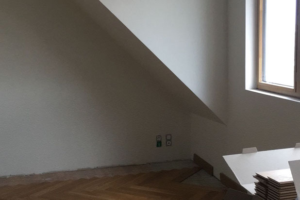 Pose du parquet-renovation-appartement-Auray