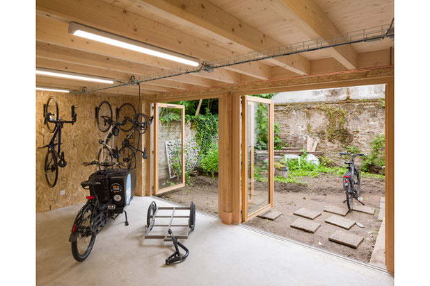 garage à vélos-construction-bureaux-Nantes