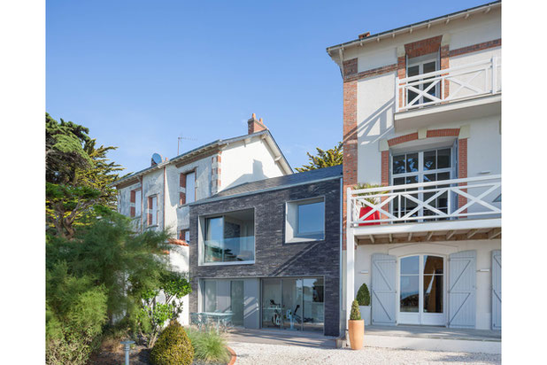Façade brique-construction-extension-Pornic