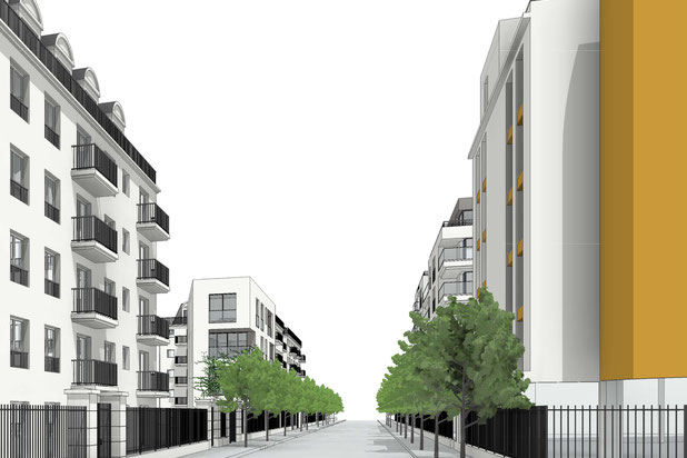 Vue depuis la rue 3-construction-immeuble-Poissy