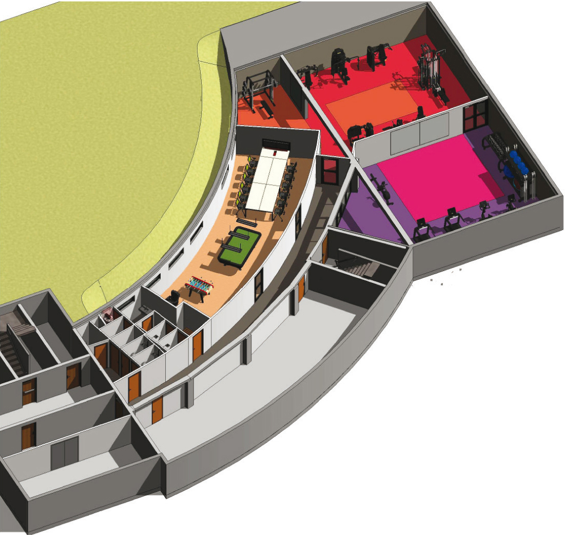 Aménagement d'un sous-sol de bureaux à Le Mesnil-Amelot – aménagement de bureaux La Réunion Aménagement d'un sous-sol de bureaux à Le Mesnil-Amelot – aménagement de bureaux La Réunion