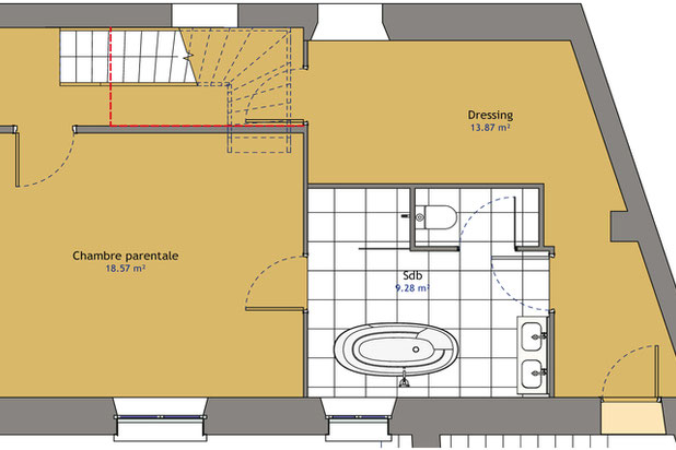 Plan de suite parentale-renovation-local-Feucherolles