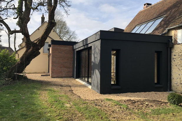 bloc entrée-agrandissement_extension-extension-Le Pas-Saint-l'Homer