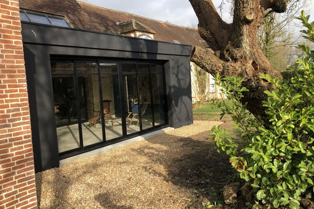 jonction entrée-agrandissement_extension-extension-Le Pas-Saint-l'Homer