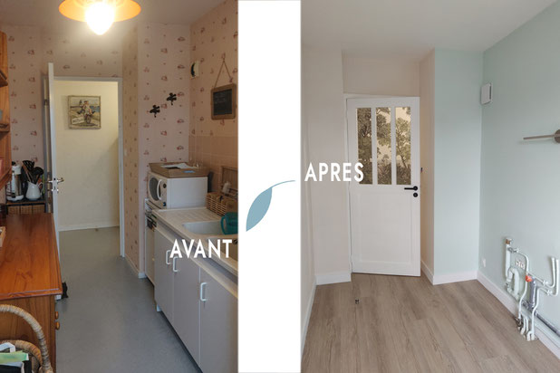 rénovation de la cuisine - avant / après-renovation-appartement-Plescop