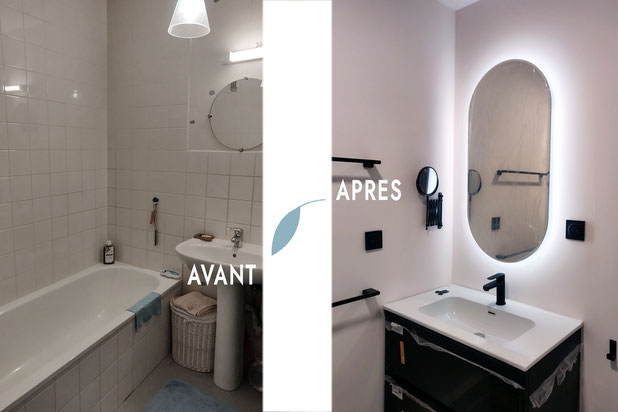 rénovation de la salle de bain - avant / après-renovation-appartement-Plescop