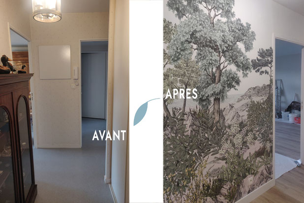 rénovation de l'entrée- avant / après-renovation-appartement-Plescop