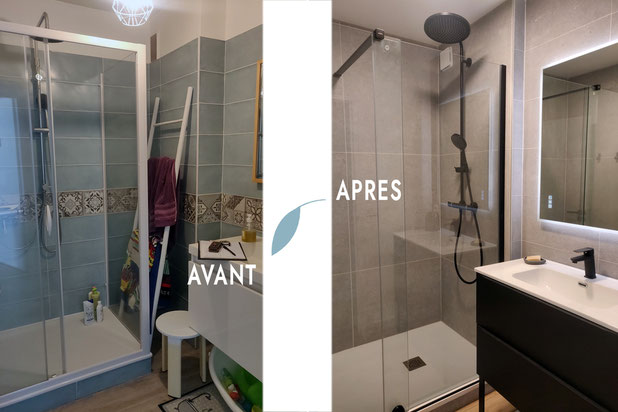 rénovation de la salle de bain - avant / après-renovation-appartement-Vannes