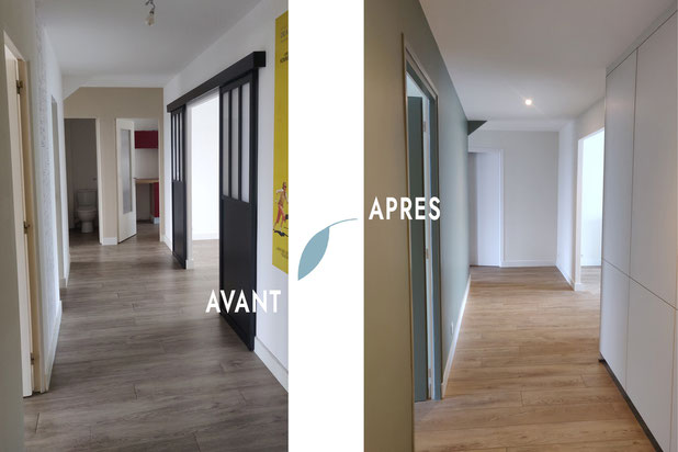 rénovation de l'entrée - avant / après-renovation-appartement-Vannes