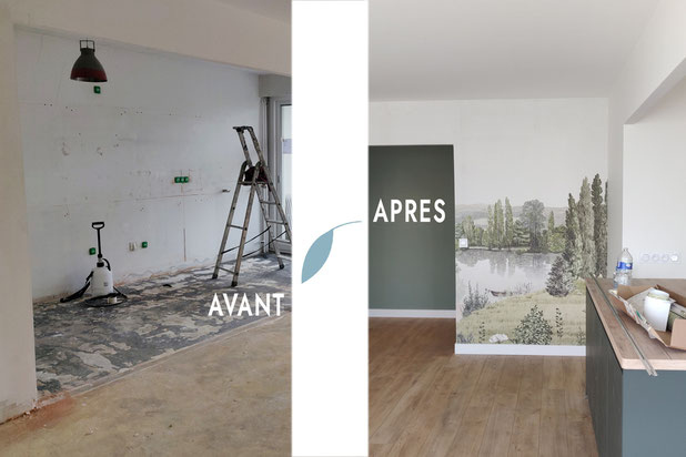 rénovation du séjour - avant / après-renovation-appartement-Vannes