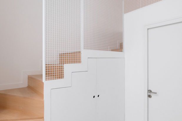 Entrée duplex bas-rehabilitation-immeuble-Paris