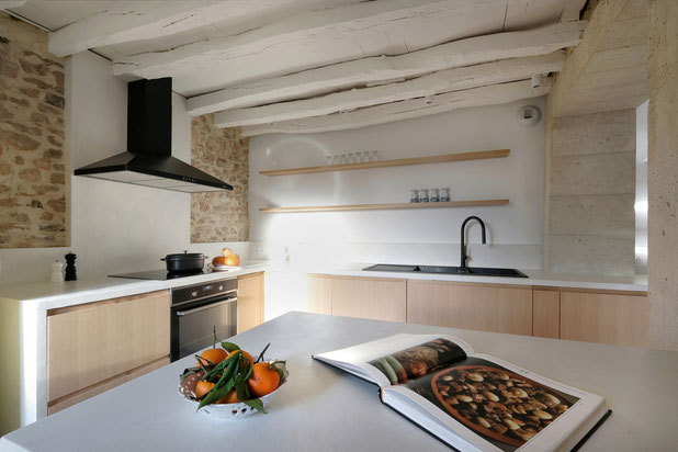 Cuisine-rehabilitation-maison-Les Monts d'Aunay