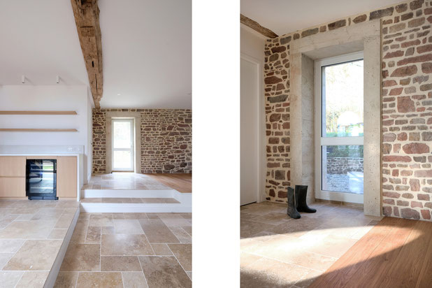 Entrée nord-rehabilitation-maison-Les Monts d'Aunay