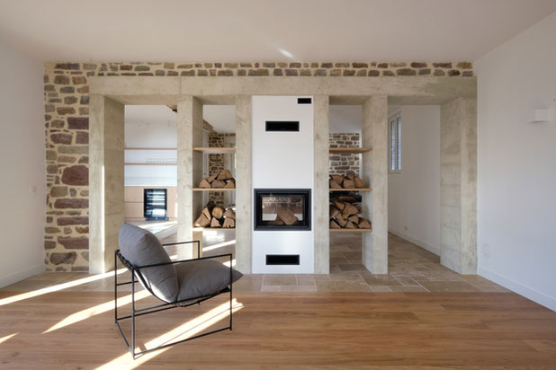 Salon-rehabilitation-maison-Les Monts d'Aunay