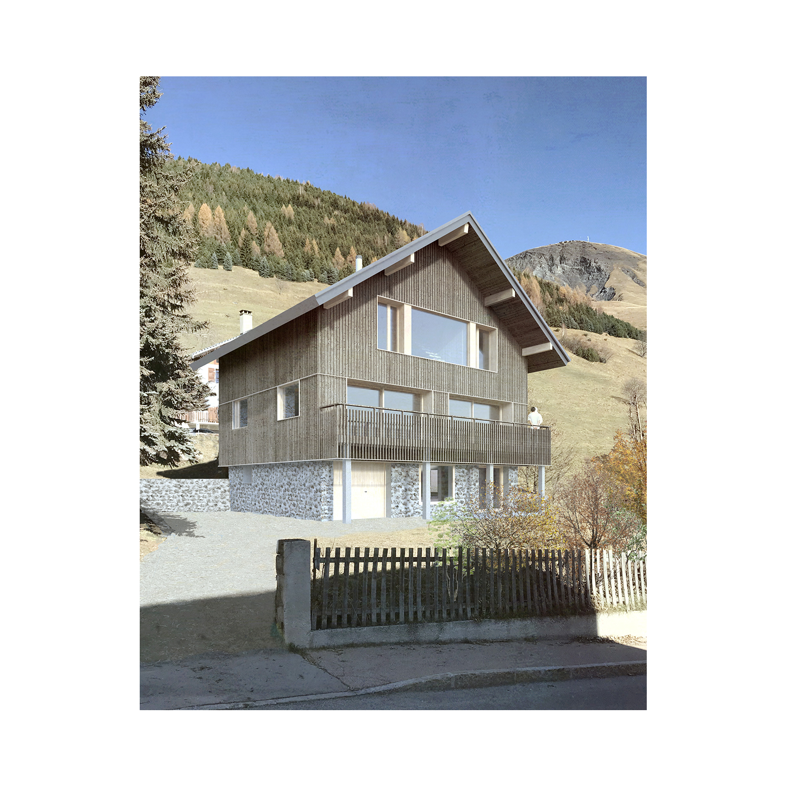 Croix de Fer – surélévation de maison Savoie