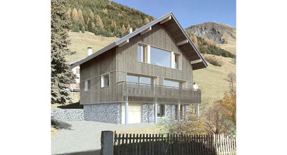 Photo d'un projet de Surélévation Maison à Saint-Sorlin-d'Arves