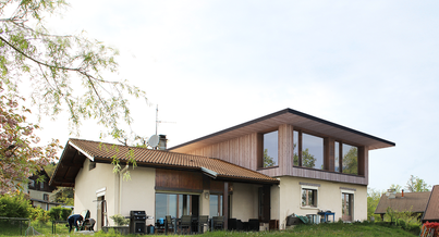 Photo d'un projet de Surélévation Maison à Pers-Jussy