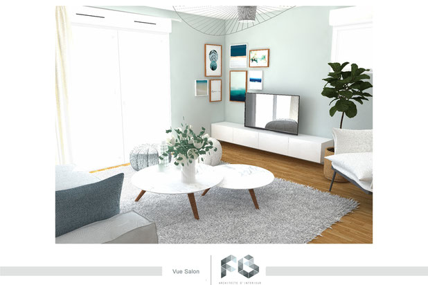 Salon-renovation-appartement-Sotteville-lès-Rouen