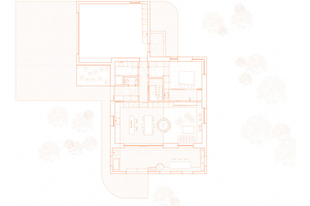 Plan, RDC-construction-maison-Tritteling-Redlach