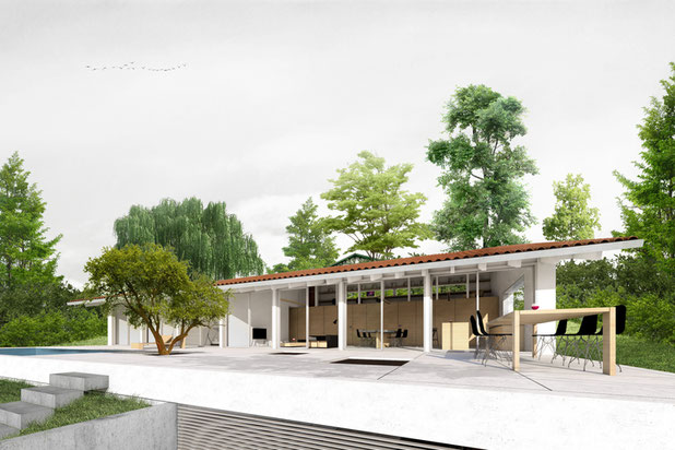 image extérieure-construction-maison-Bidart