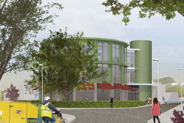 Insertion urbaine-construction-bureaux-Nantes