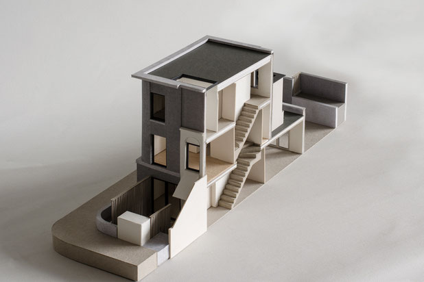 maquette d'étude-construction-logement-Nantes