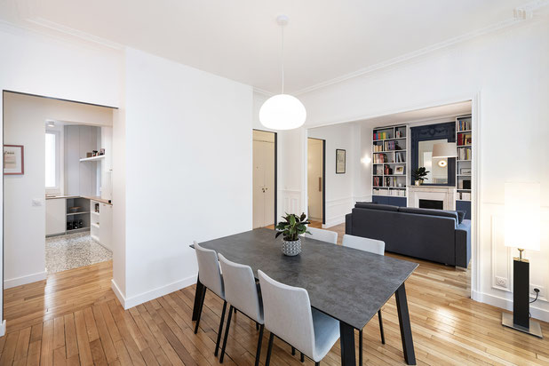 Salle à manger-renovation-appartement-Paris
