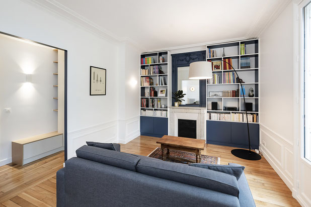 Salon-renovation-appartement-Paris