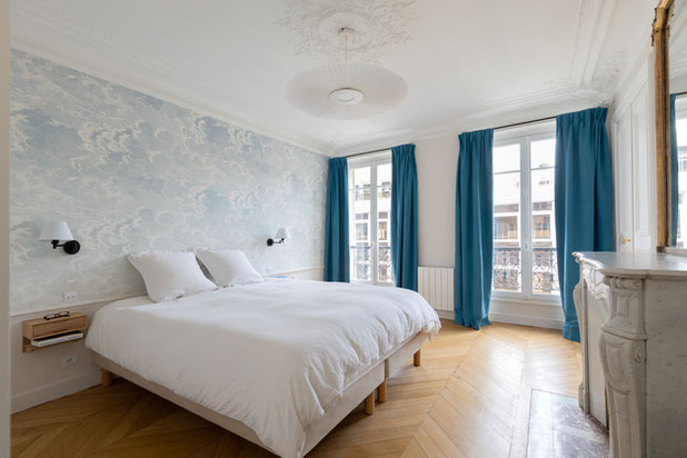 Chambre parentale-renovation-appartement-Paris