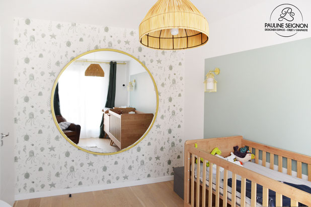 Chambre bébé-amenagement-appartement-Puteaux