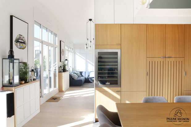 Cuisine dinatoire-amenagement-appartement-Puteaux