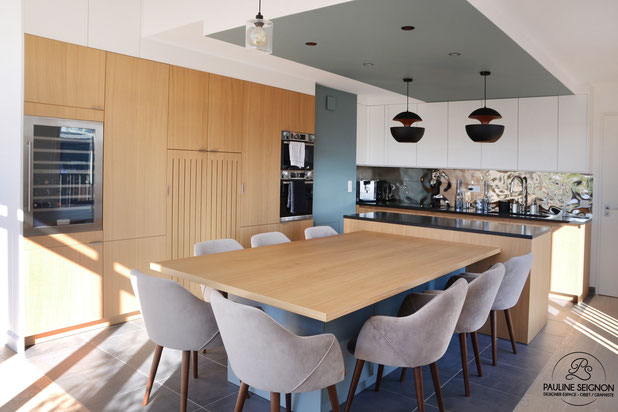 Cuisine dinatoire-amenagement-appartement-Puteaux