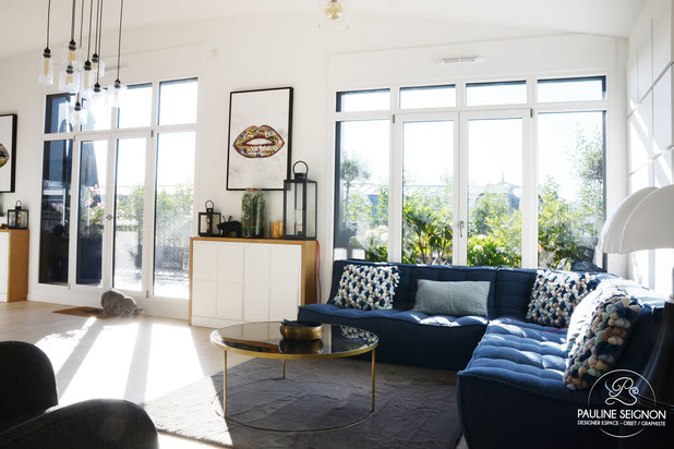 Salon-amenagement-appartement-Puteaux