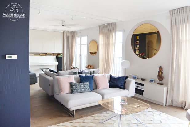 Salon-renovation-appartement-Puteaux