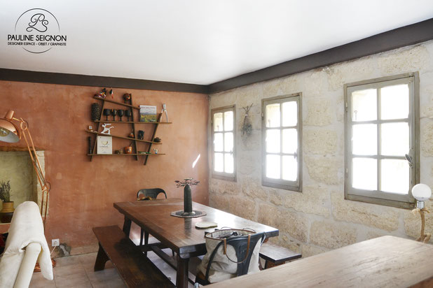 Salle à manger-renovation-maison-Les Angles