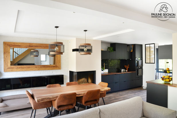 Salle à manger-renovation-maison-Breuillet