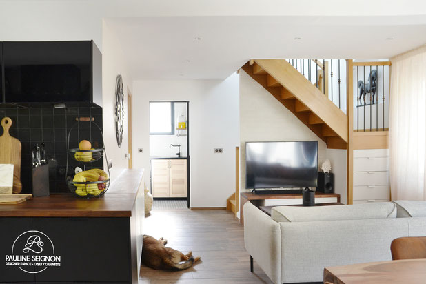 Salon-renovation-maison-Breuillet