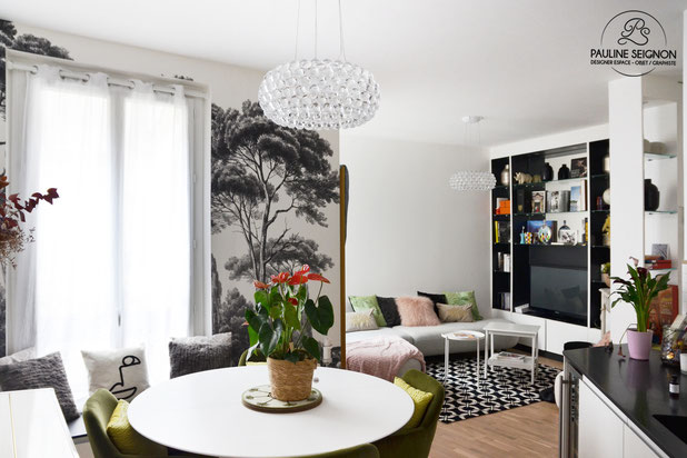 Salle à manger-renovation-appartement-Paris